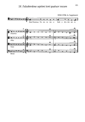 Falsobordone septimi toni quatuor vocum