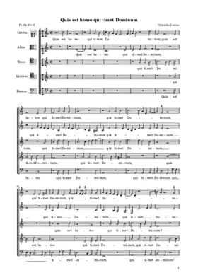 Quis est homo qui timet Dominum
