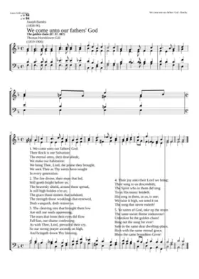 We come unto our fathers' God