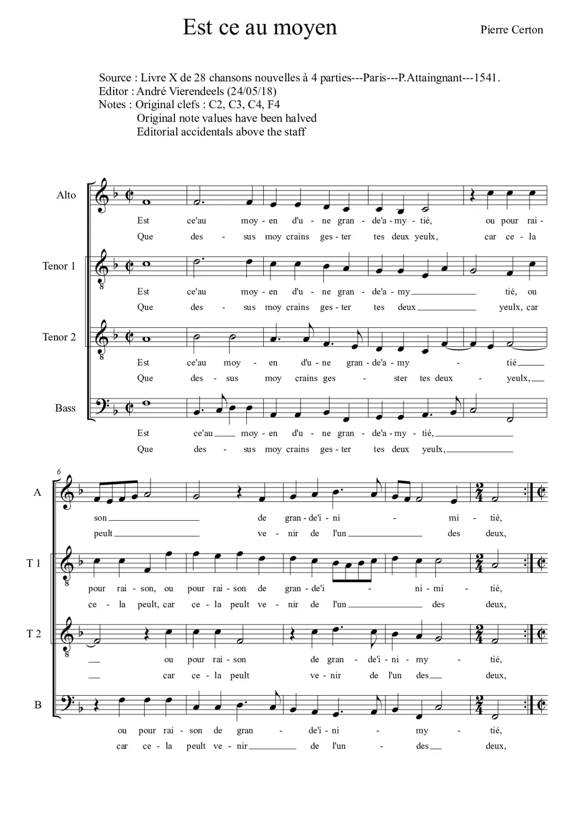 Est ce au moyen - Page 1