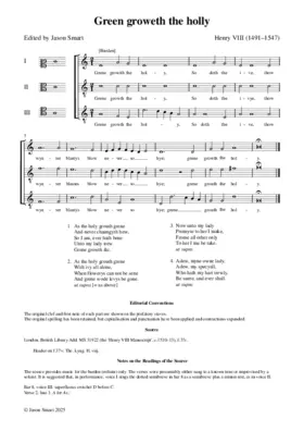 Green groweth the holly