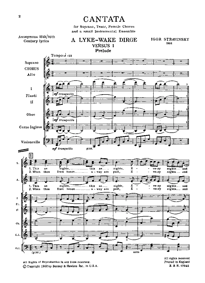 Cantata - Page 1