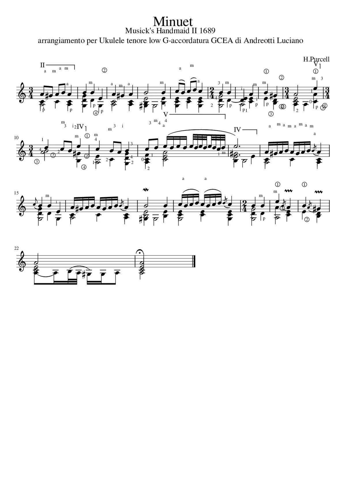 Minuet con variazione - Page 1