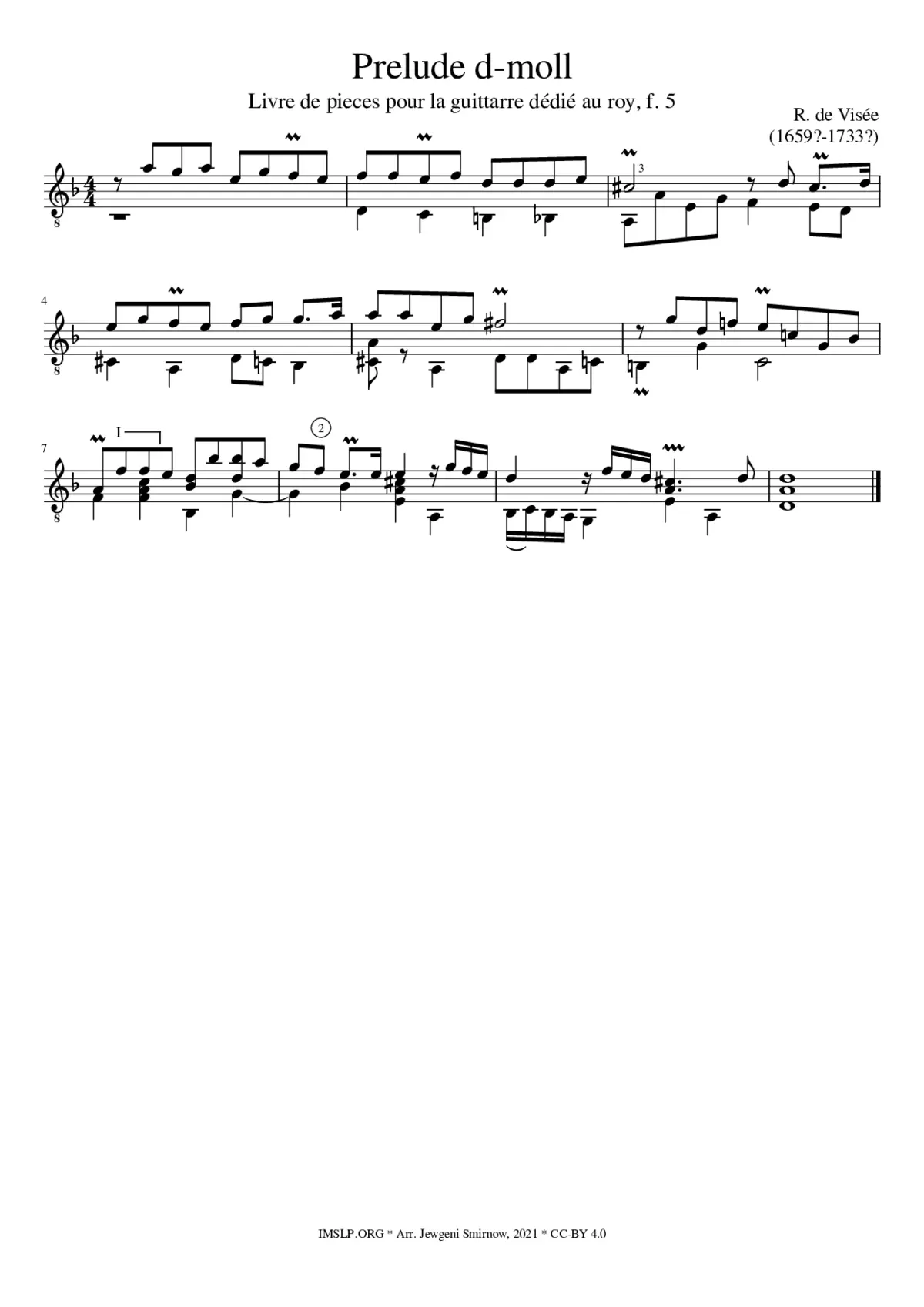 Prelude in D minor - Page 1