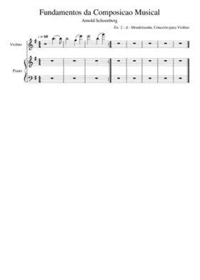 Fundamentos da Composicao Musical - Schoenberg Arnold - Ex. 2 - d - Mendelssohn Concerto para Violino