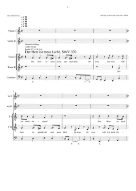 Der Herr ist mein Licht und mein Heil SWV 359