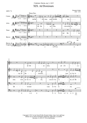 Ad Dominum cum tribularer, SWV 71