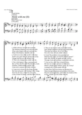 Abide with me (II)