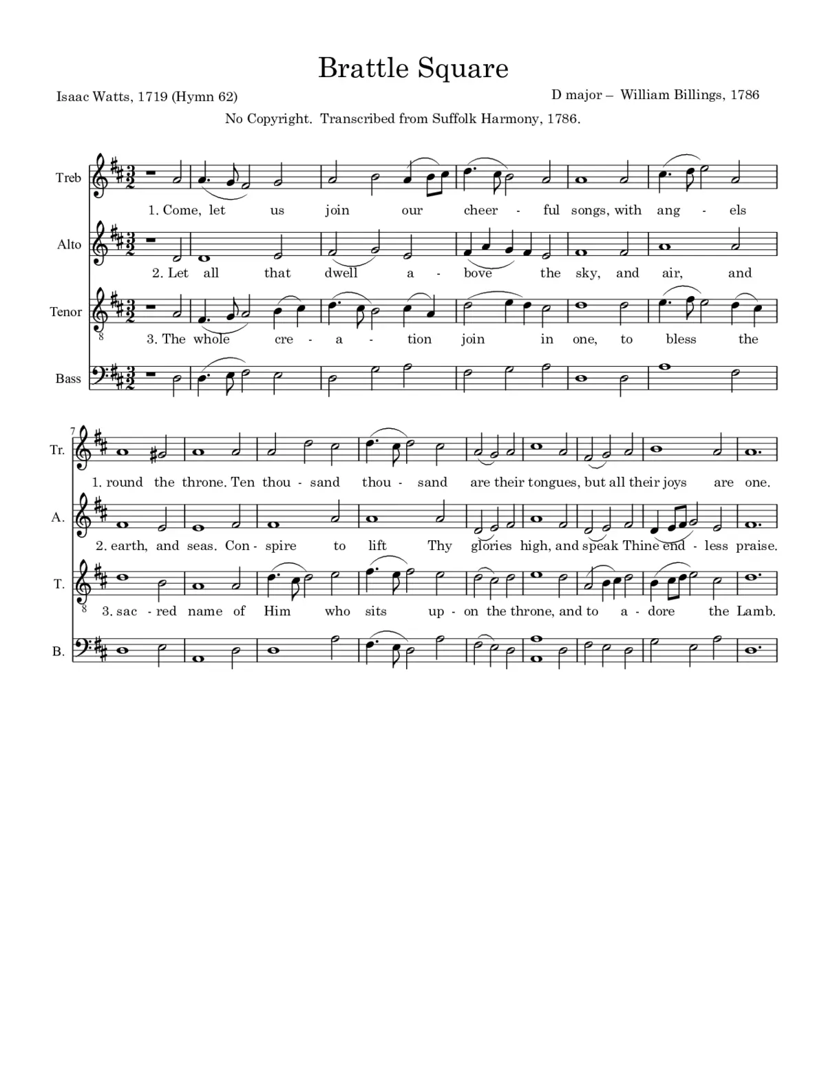 Brattle Square - Page 1