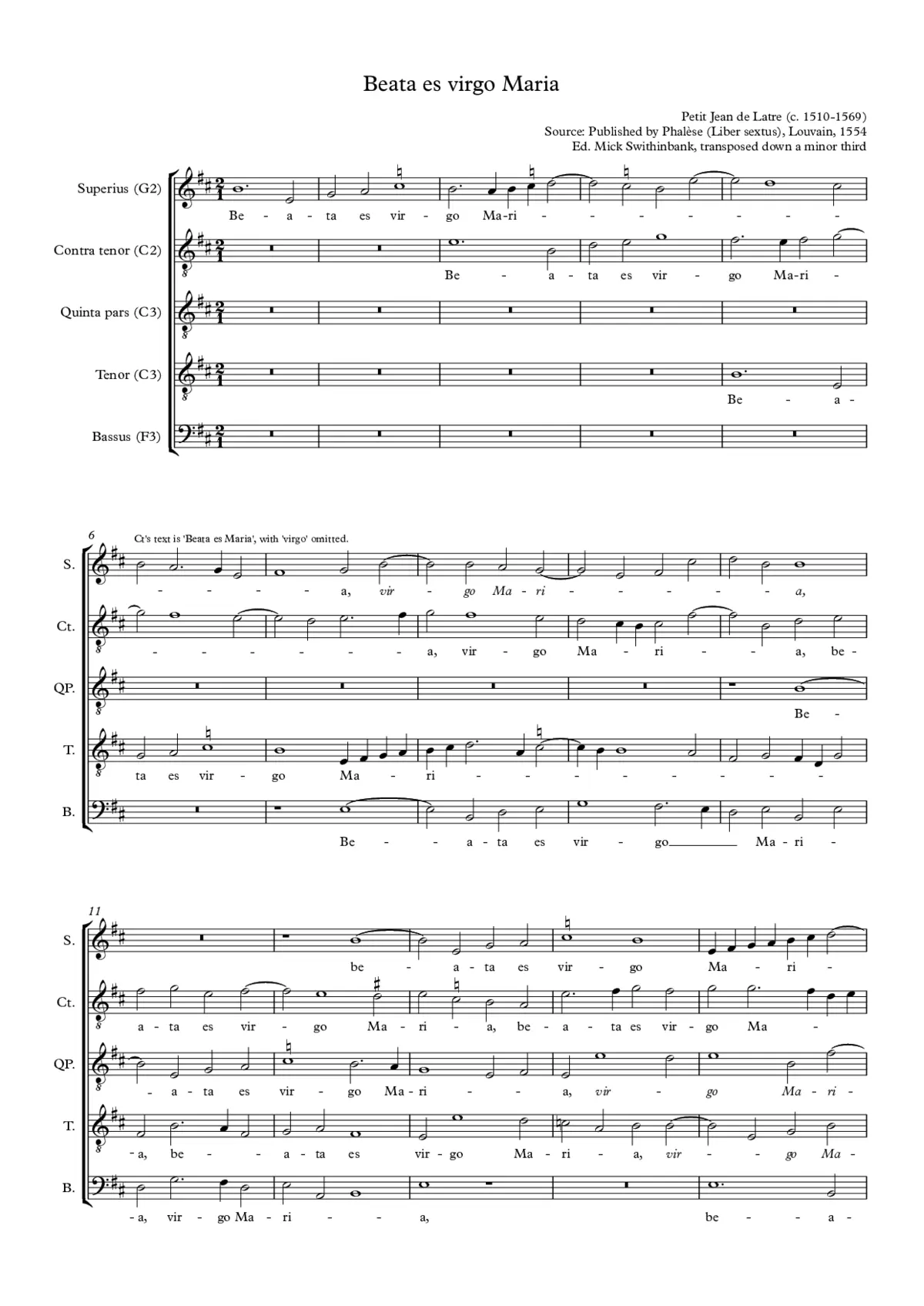 Beata es virgo Maria - Page 1