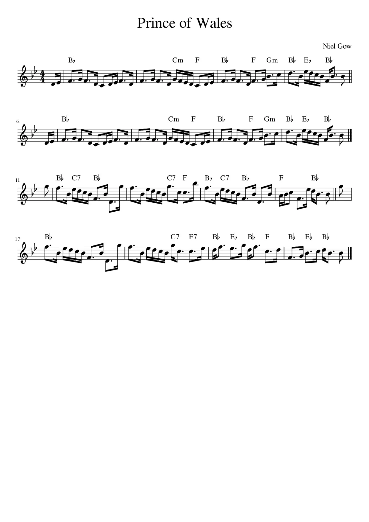 Prince of Wales - Page 1