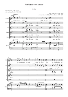 Hark! the cock crows