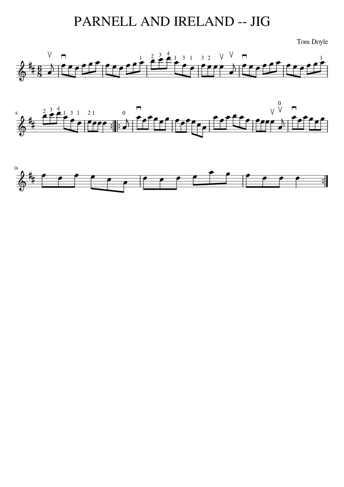 PARNELL AND IRELAND -- JIG - Page 1