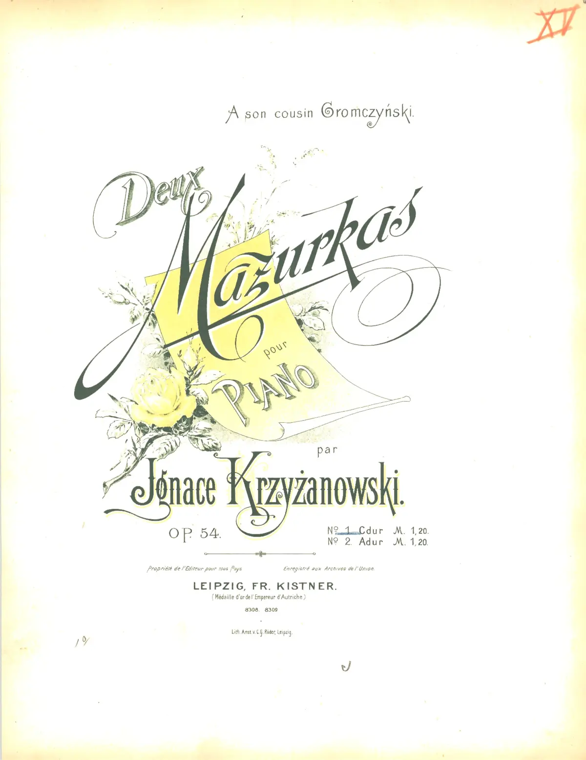 2 Mazurkas - Page 1