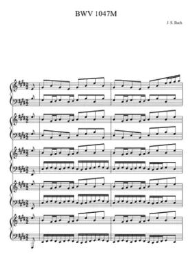 Brandenburg Concerto No.2 in F major BWV 1047