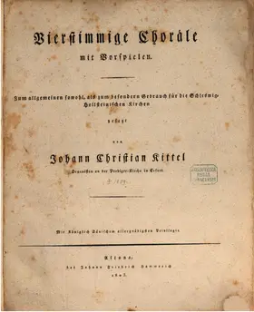 155 Vierstimmige Choräle mit Vorspielen