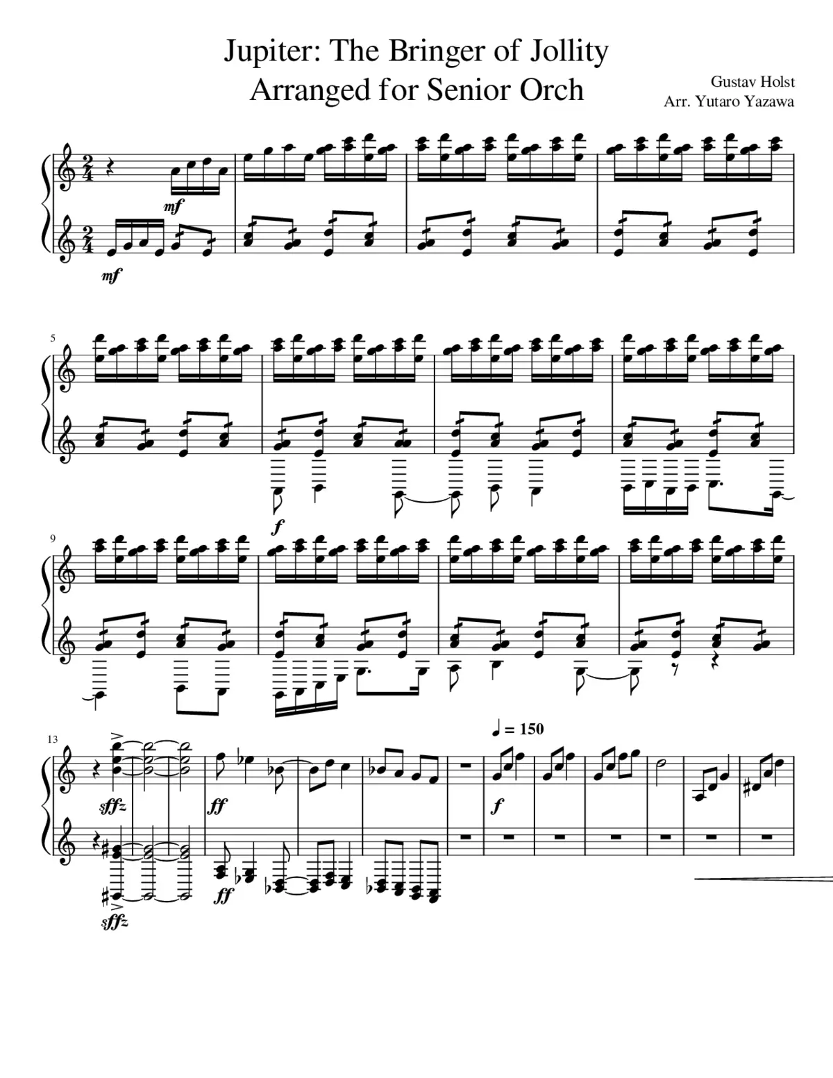 The Planets Op.32 - Page 1