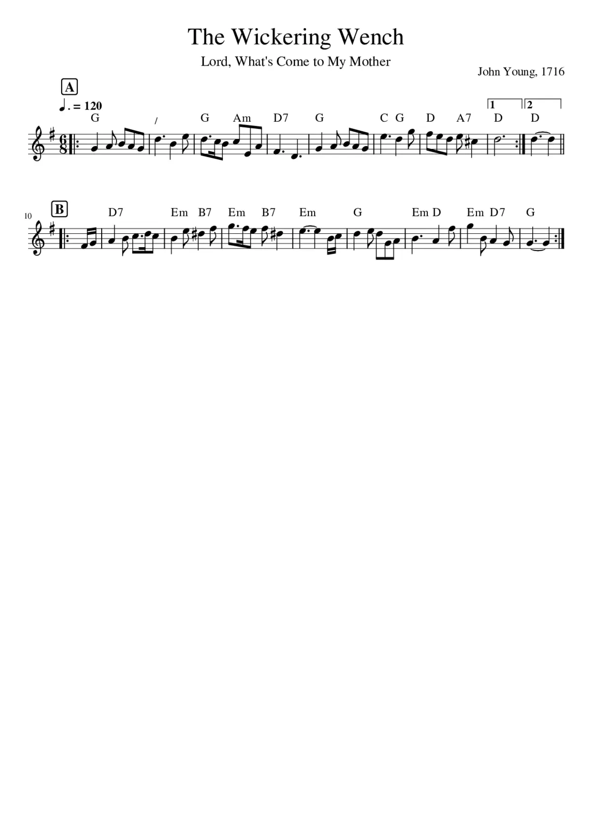 The Wickering Wench - Page 1