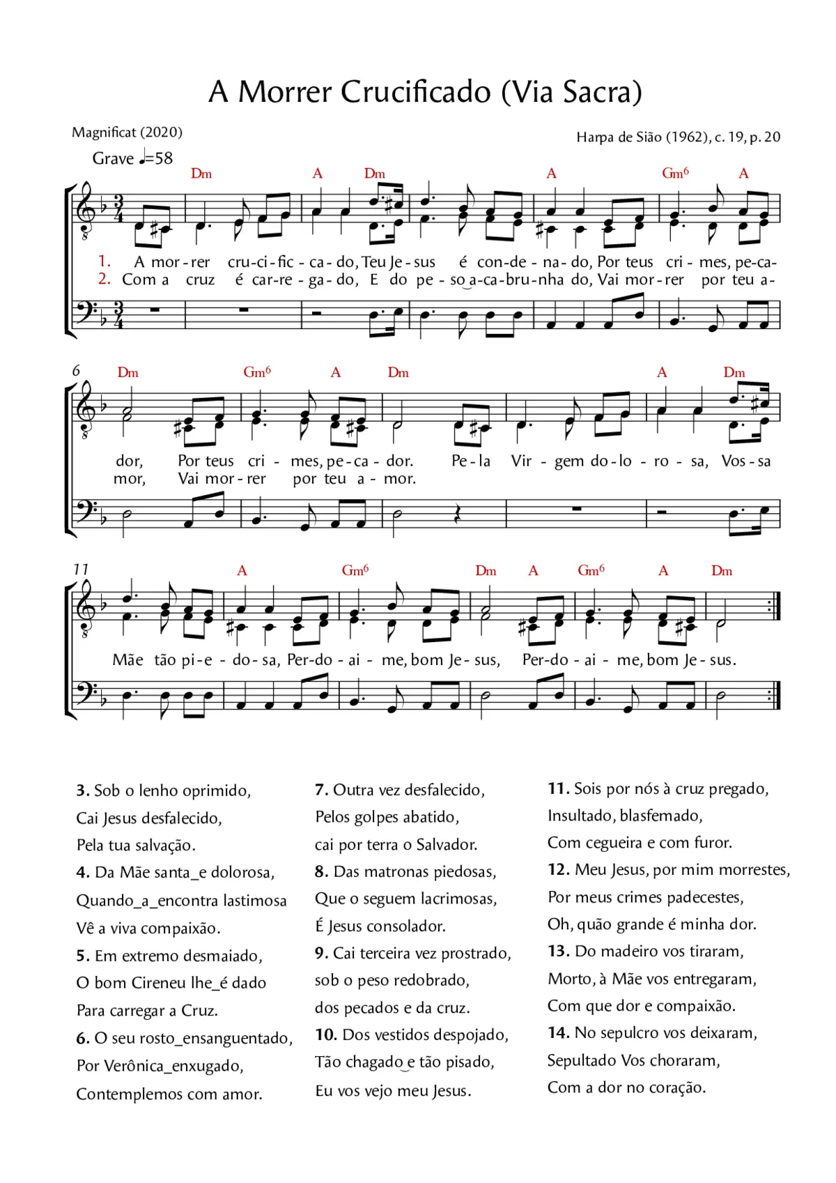 A morrer crucificado (Via Sacra) - Page 1