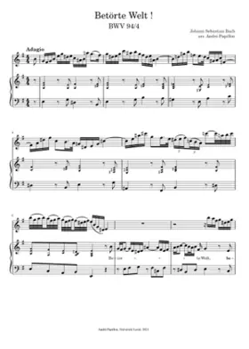 Was frag ich nach der Welt BWV 94