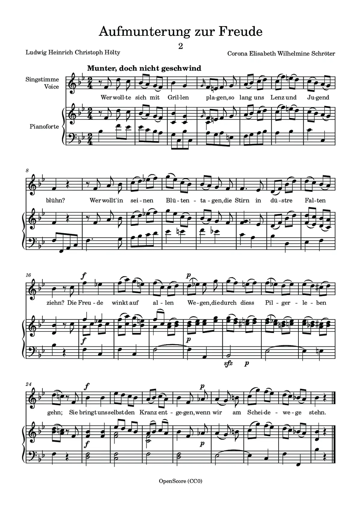 Aufmunterung zur Freude - Page 1