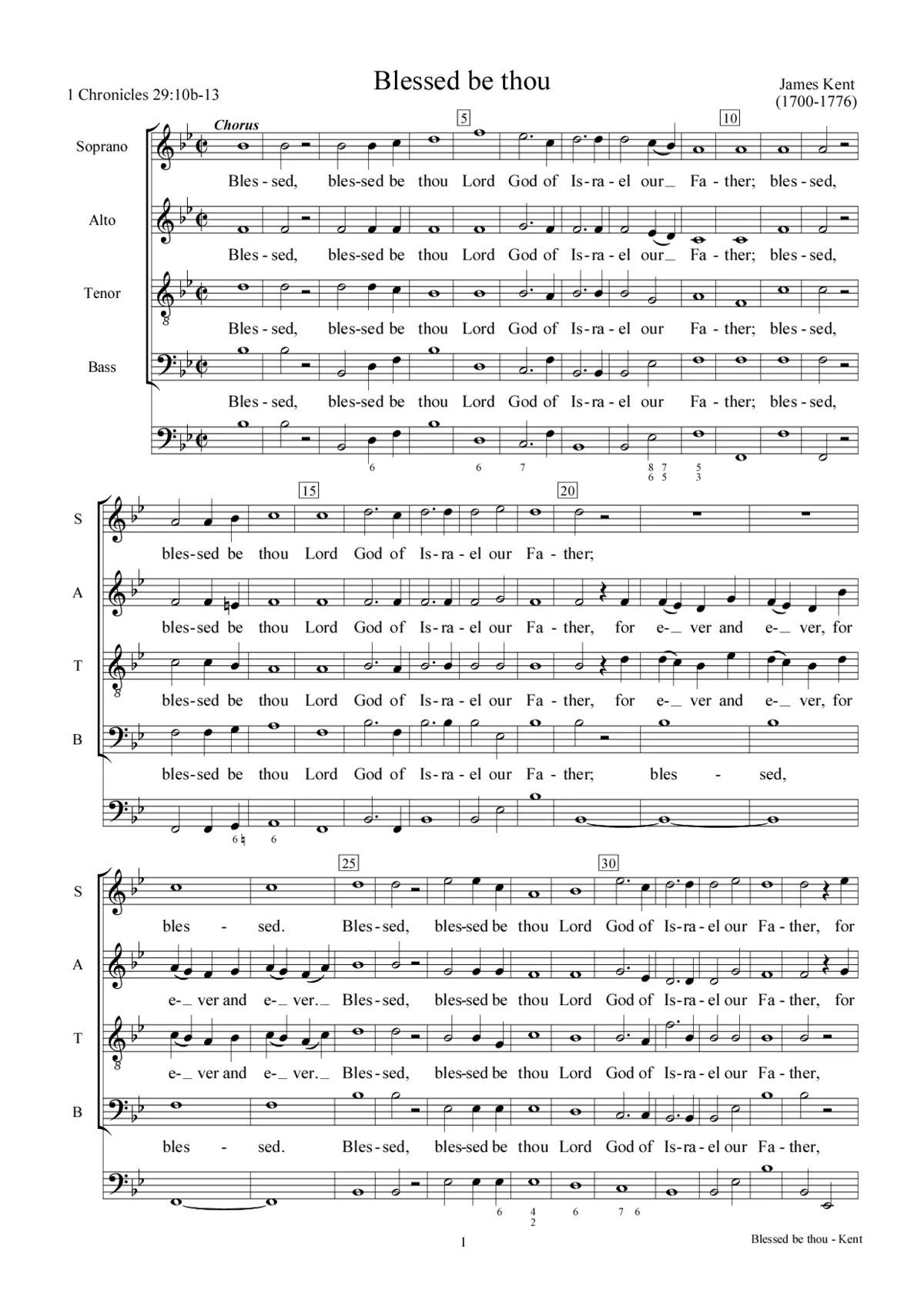 Blessed be thou - Page 1