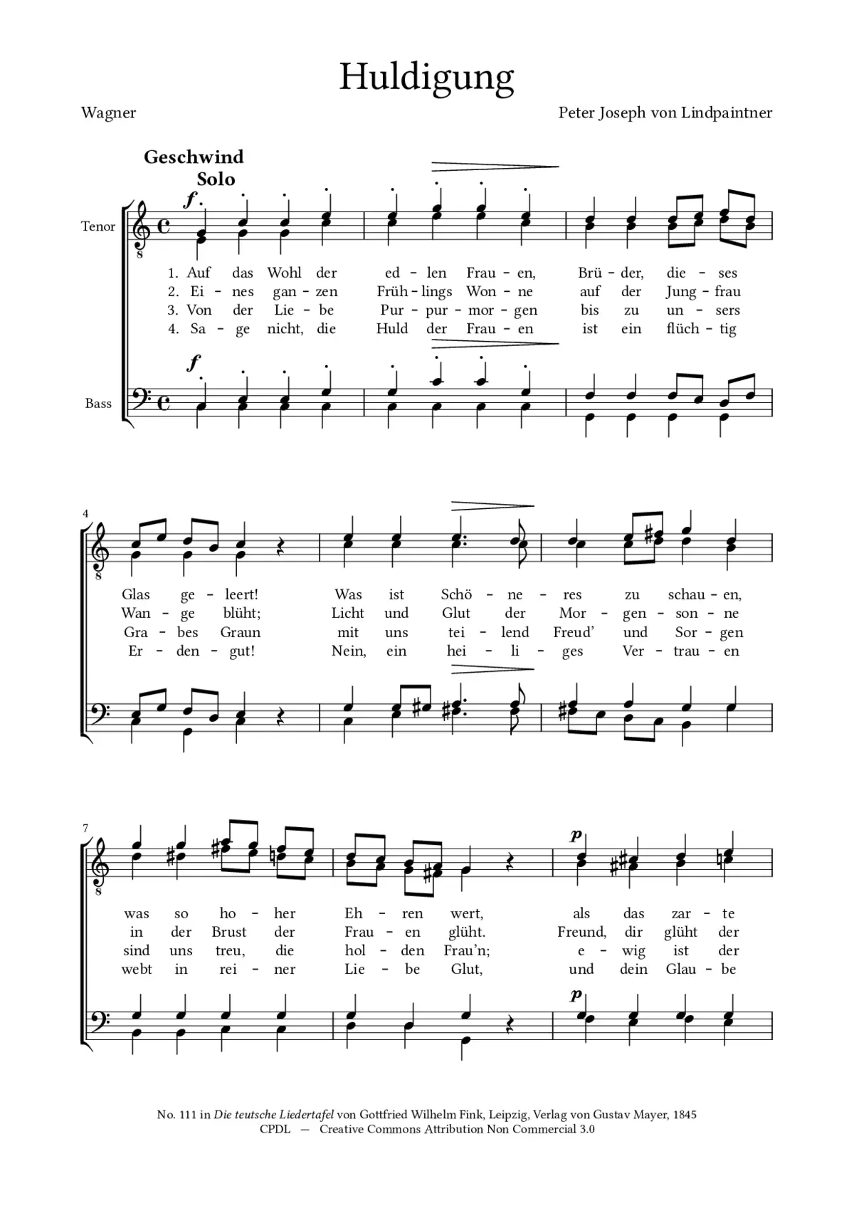 Huldigung - Page 1