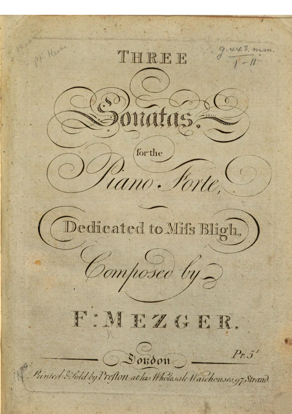 3 Piano Sonatas - Page 1