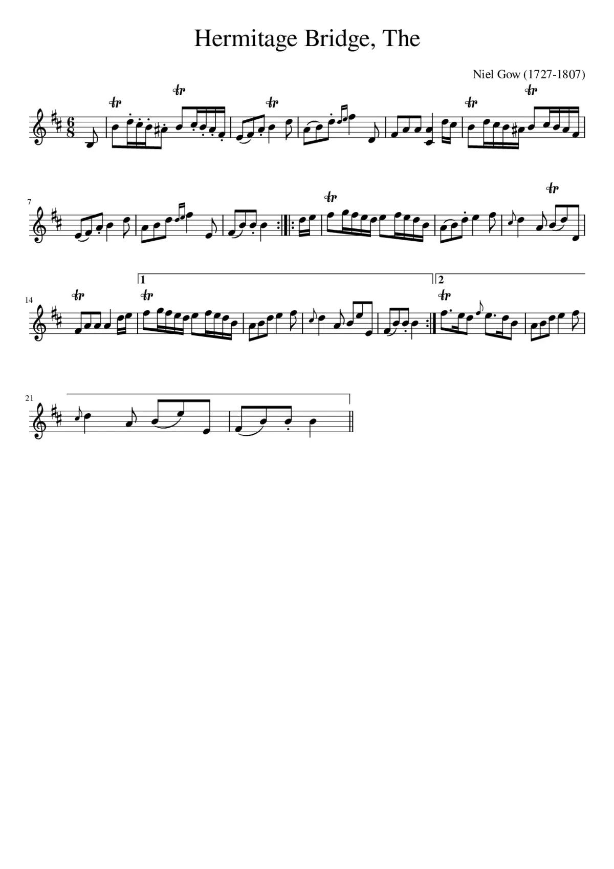 The Hermitage Bridge - Page 1