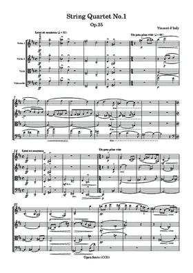 String Quartet No.1, Op.35