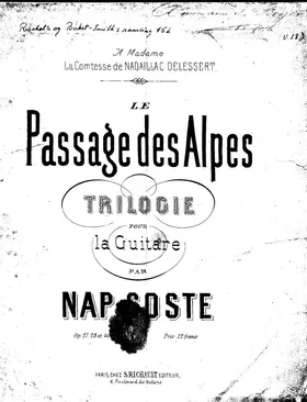 Le passage des Alpes, Op.27,28,40