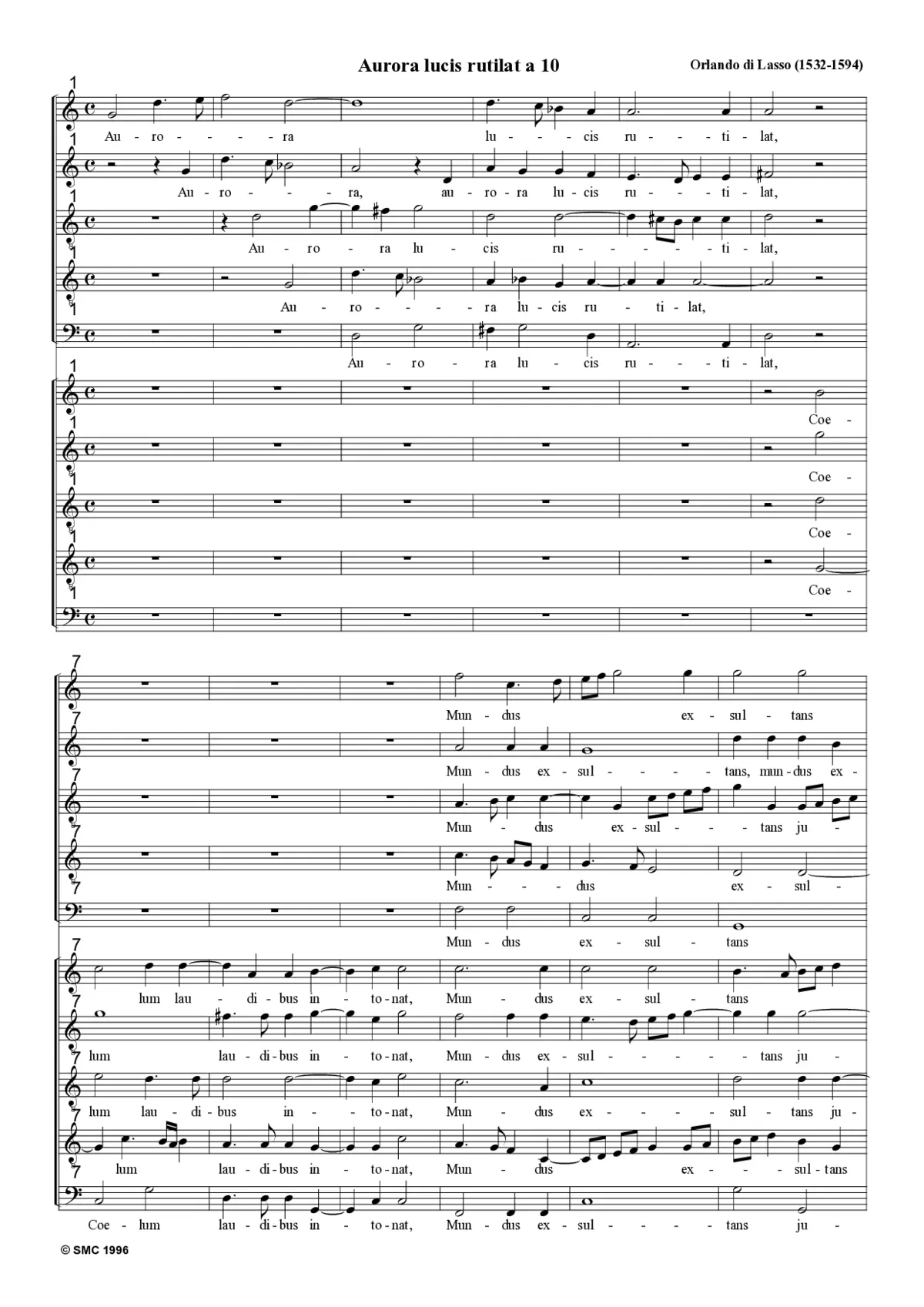 Aurora lucis rutilat - Page 1