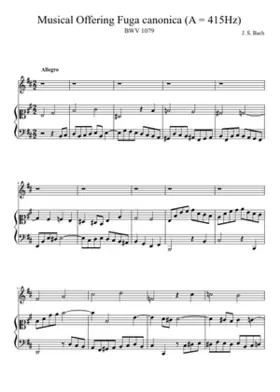 Musikalisches Opfer BWV 1079