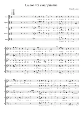 La non vol esser più mia