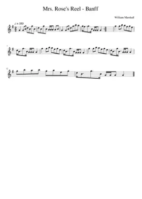 Mrs. Rose's Reel - Banff