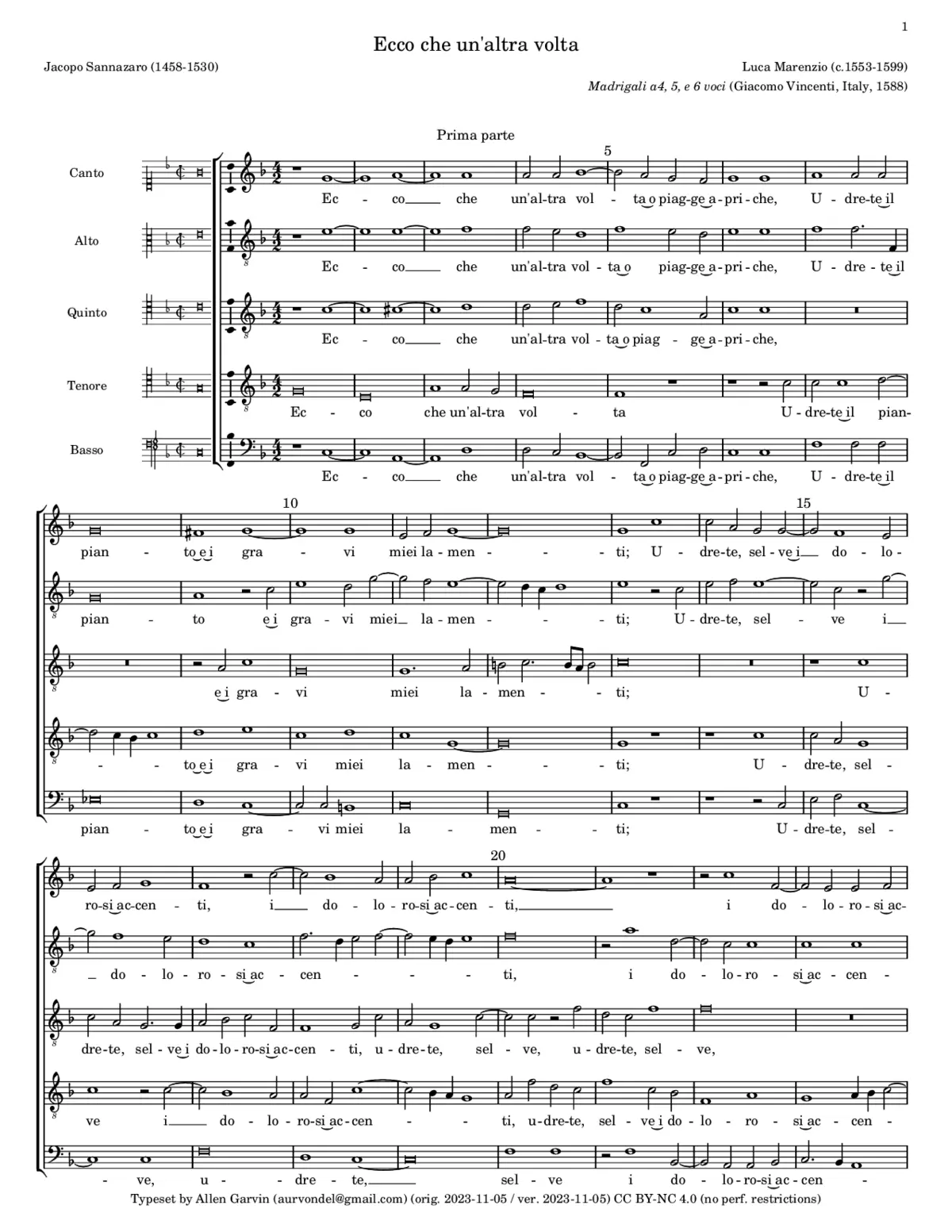 Ecco che un'altra volta - Page 1