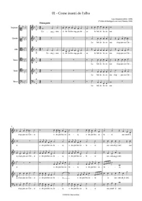 Come inanti de l'alba ruggiadosa