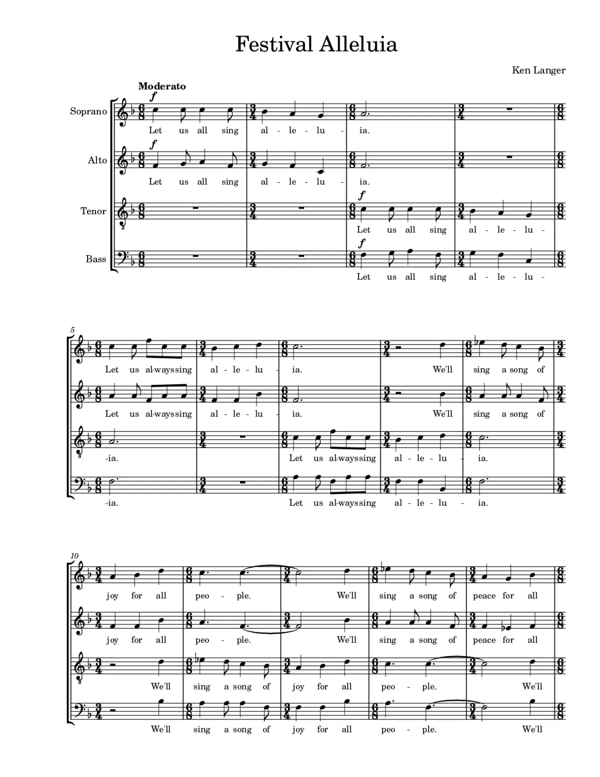 Festival Alleluia - Page 1