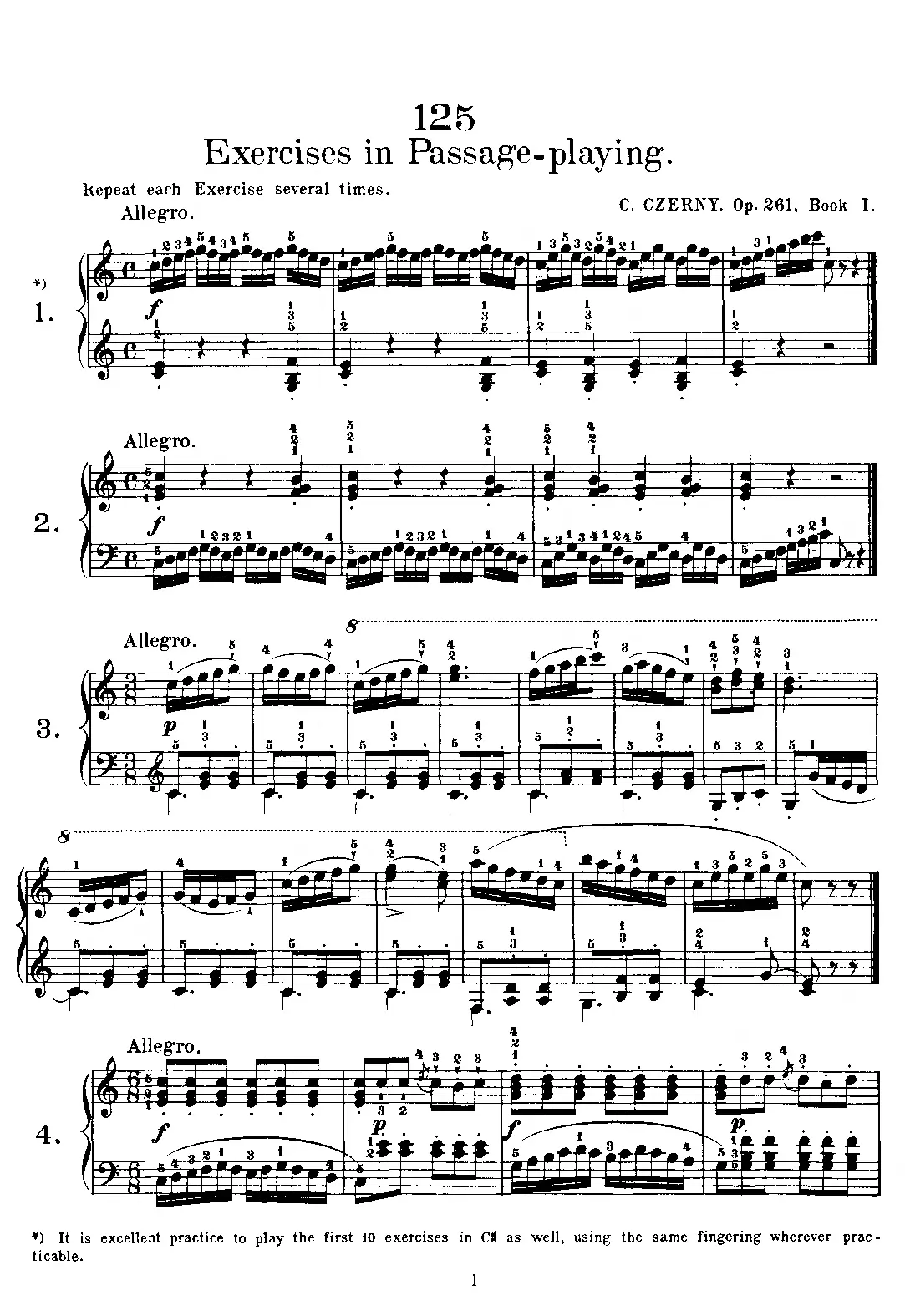 125 Passagenübungen - Page 1