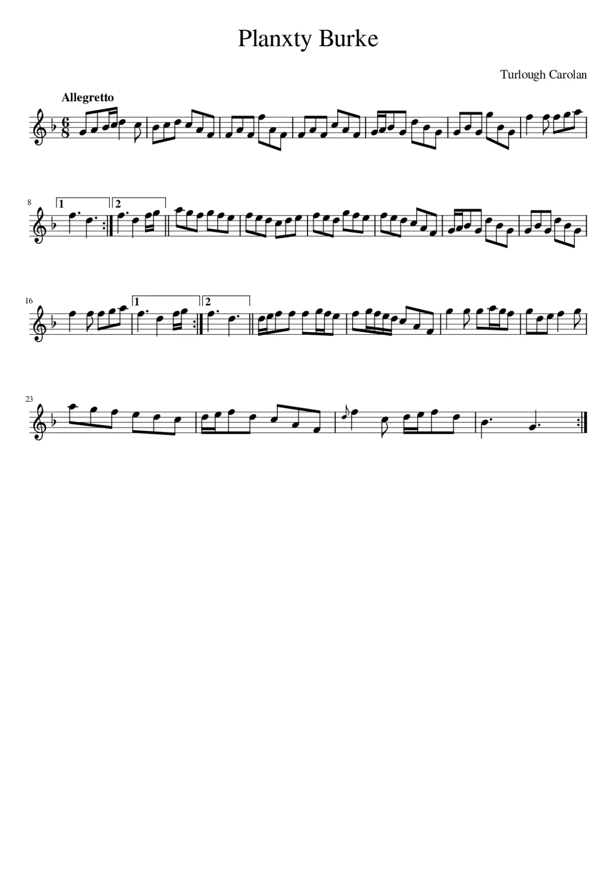 Planxty Burke - Page 1