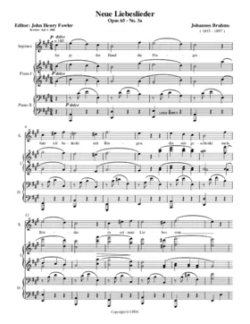 An jeder Hand die Finger, Op. 65, No. 3