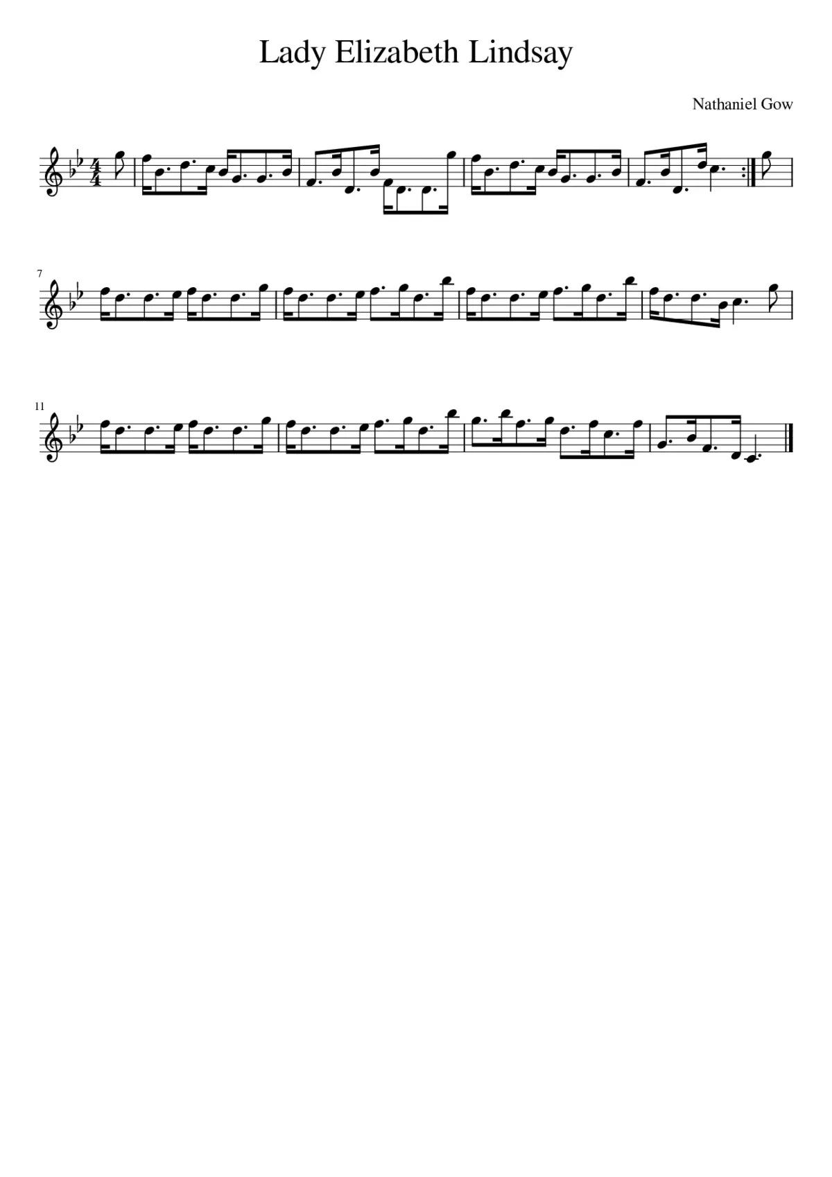 Lady Elizabeth Lindsay - Page 1