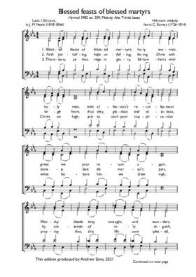 Blessed feasts of blessed martyrs II