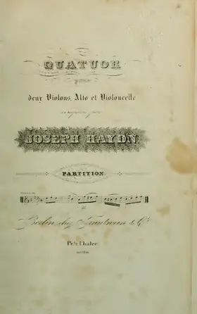 String Quartet in B-flat major