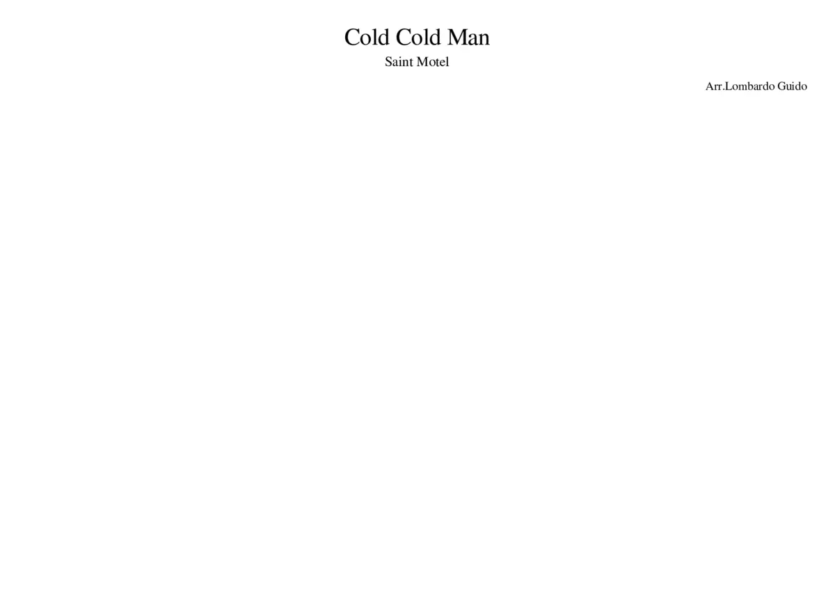 cold cold man - Page 1