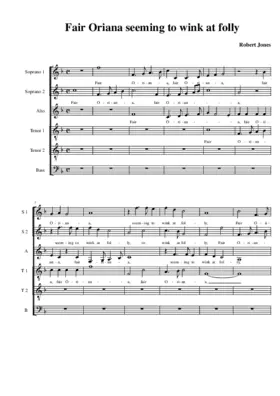 Fair Oriana seeming to wink at folly