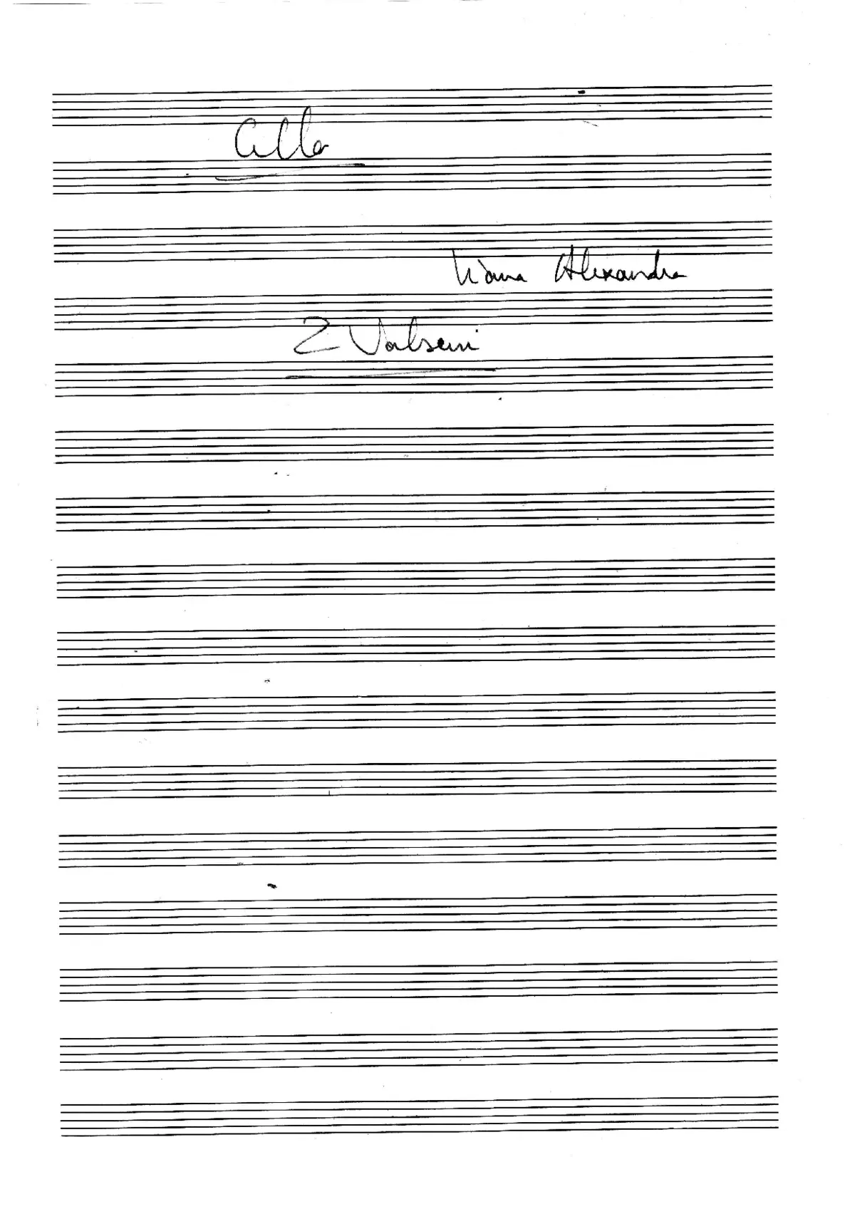 2 Waltzes for Cello and Piano - Page 1