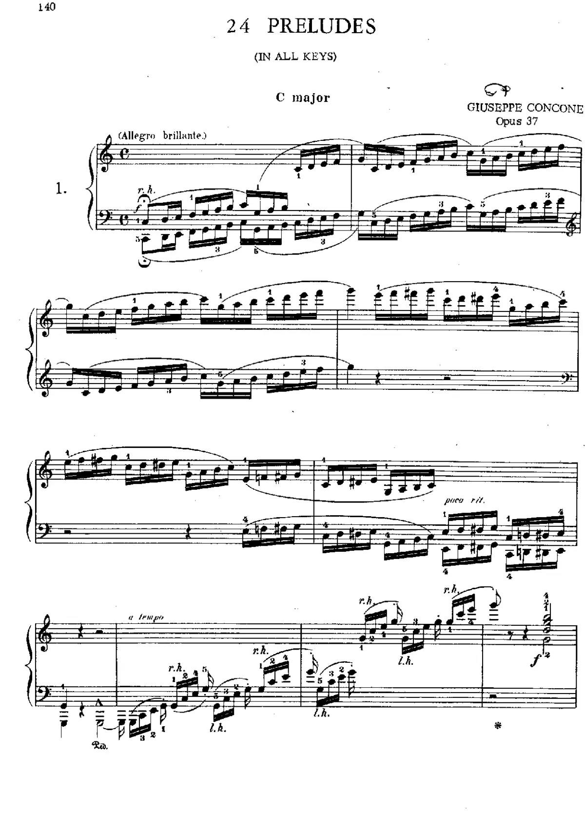 24 Préludes - Page 1