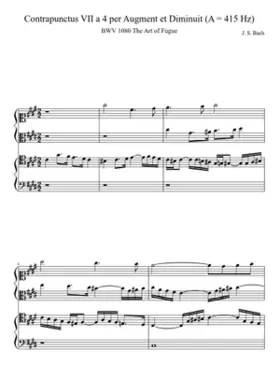 Die Kunst der Fuge BWV 1080