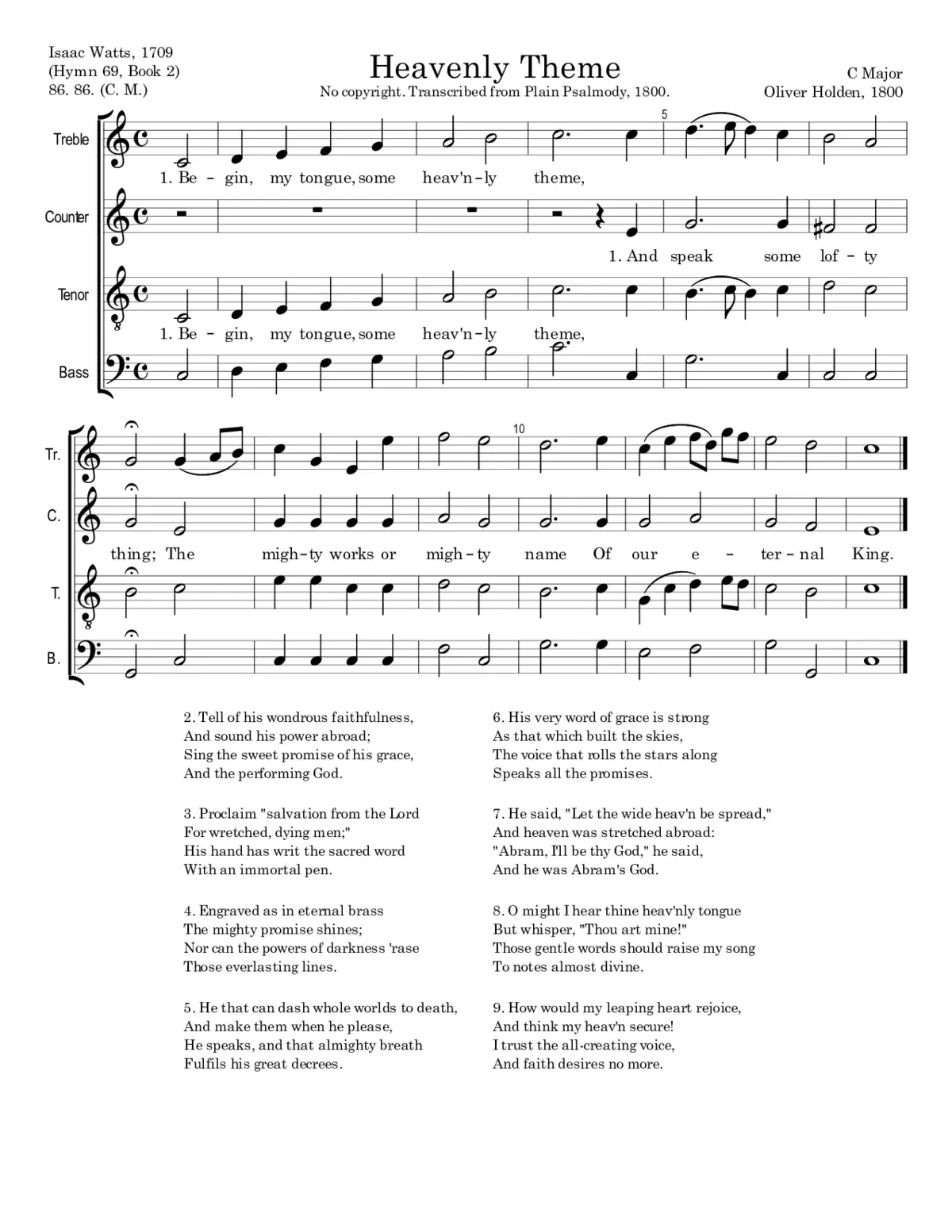 Heavenly Theme - Page 1